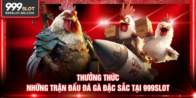 Thưởng thức những trận đấu đá gà đặc sắc tại 999SLOT